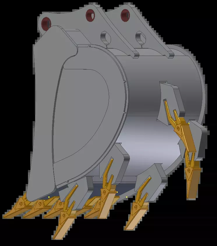 TAG SDR Ripping Buckets | Width 12″–36″ | Capacity 3.95–12.00 Cubic ft | Machine Size 7-20 Tons | For Backhoes