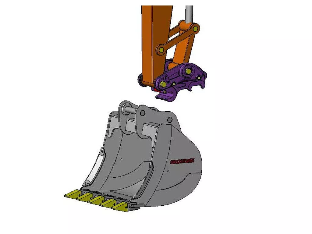 TAG Universal Spring Loaded Quick Coupler | Machine Size 4–6 Ton | For Excavators