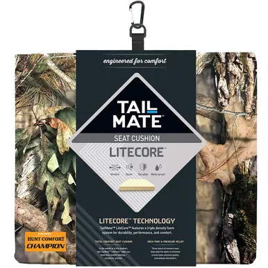 Tail Mate TMSC20 LiteCore Seat Cushion, Mossy Oak
