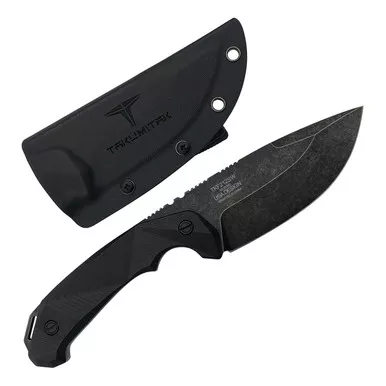 TAKUMITAK Companion D2 Drop Point Blade G10 Handle Fixed Knife with Kydex Sheath (TKF212S)