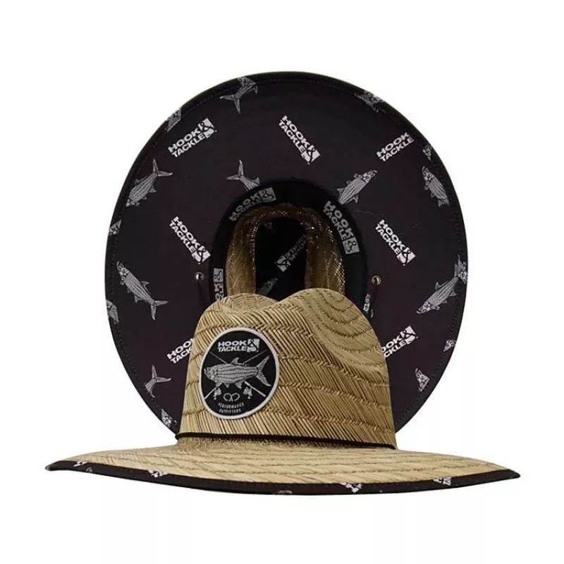 Tarpon Rods Straw Hat|Natural-lifeguard|M/L&L/XL