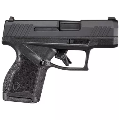 Taurus 1GX4M93110 GX4 Micro-Compact 9mm Luger 10+1 3.06" Satin Black DLC Barrel, Black Nitride Serrated Slide, Matte Stainless Steel Frame, Black Polymer w/Interchangeable Backstrap Grip Right Hand