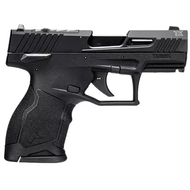 Taurus 1TX2233110 TX22C Compact 22 LR 10+1 3.60" Black Barrel, Slide & Polymer Frame, Rubber Grips