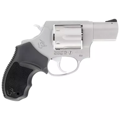 Taurus 2-85629-MA 856 *MA Compliant Small Frame 38 Special +P 6 Shot 2" Stainless Steel Barrel, Cylinder & Frame, Black Rubber Grip, Exposed Hammer