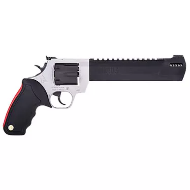Taurus 2500105RH Raging Hunter Large Frame 500 S&W Mag 5rd 10" Matte Black Ported/Target Crown Barrel, Matte Black Cylinder, Matte Stainless Steel Frame, Black Rubber Grip