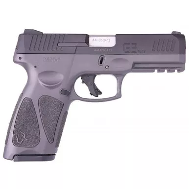 Taurus G3 Full-Size 9mm 4" Barrel Adj. Rear Sight Manual Safety Gray 15rd/17rd
