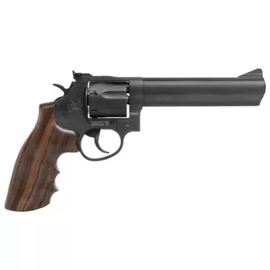 Taurus Model 66 357 Mag Black Smooth Hardwood Grips and 6" Barrel 7 Rnd