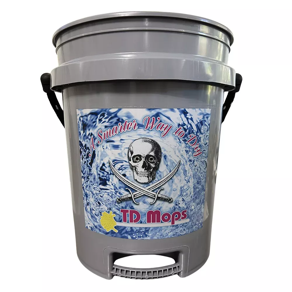 TD Mop TD Grip Bucket - Gray - 5 Gallon - GRAYGRIP