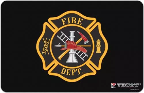 Tekmat Armorers Bench Mat – 11″x17″ Firemans Shield