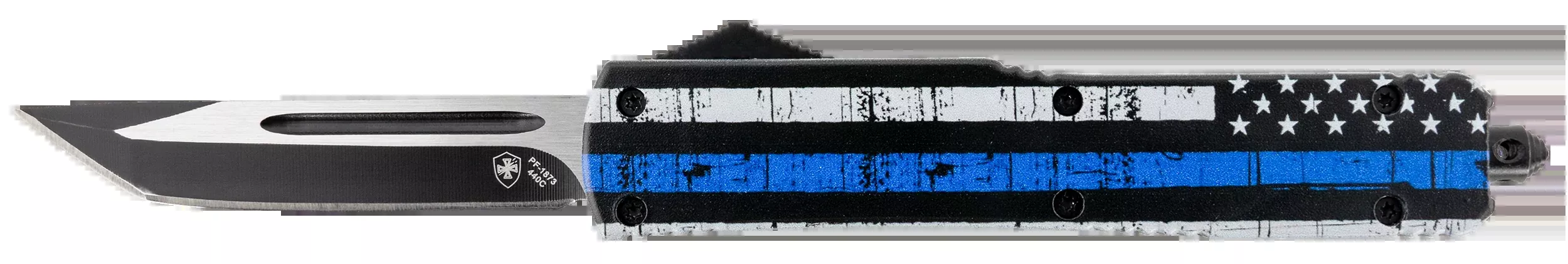 Templar Knife Back The Blue, Temp Mbtb231 Slim Back The Blue Tanto