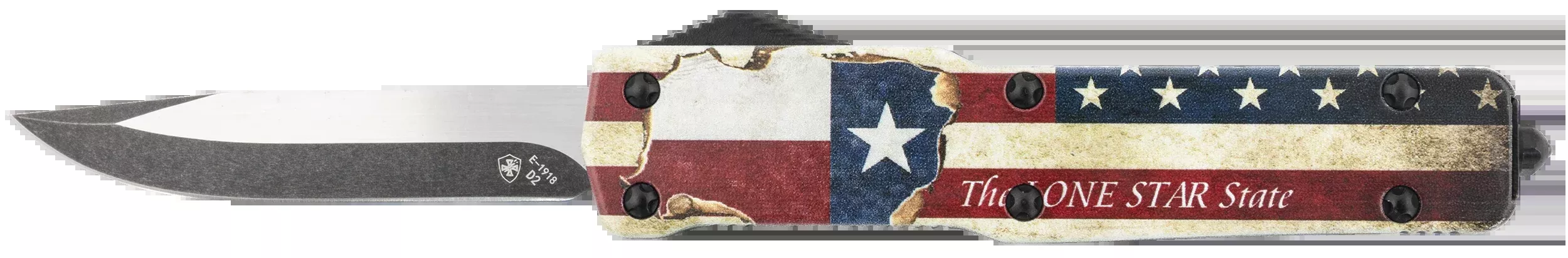 Templar Knife Premium, Temp Mztx321Slim Zinc Texan Drop Black D2
