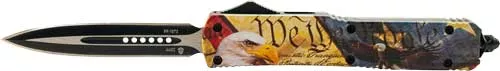 Templar Knife Slim Otf Eagle - 3.1" Black Dagger