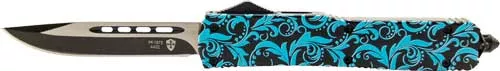 Templar Knife Slim Otf Maiden – Teal 3.1″ Black Drop Point