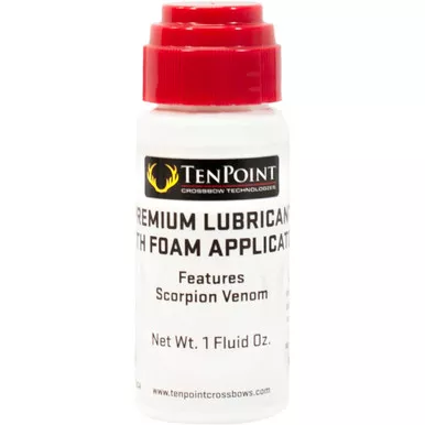 TenPoint HCA-112 Premium Lubricant with Foam Applicator, 1 Ounce, White