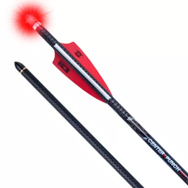 TenPoint HEA-779.36 CenterPunch HPX Alpha Blaze Carbon Arrows, 20 Inches, Black, 36 Pack