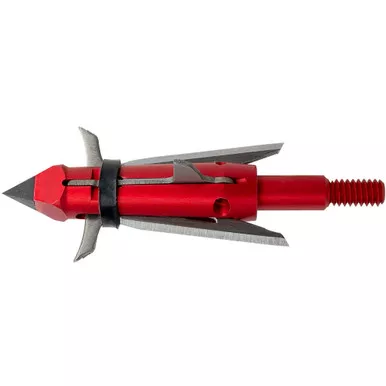 TenPoint HEA-804.3 Nemesis 4-Blade Expandable Broadheads, 100 Grain, Red, 3 Pack