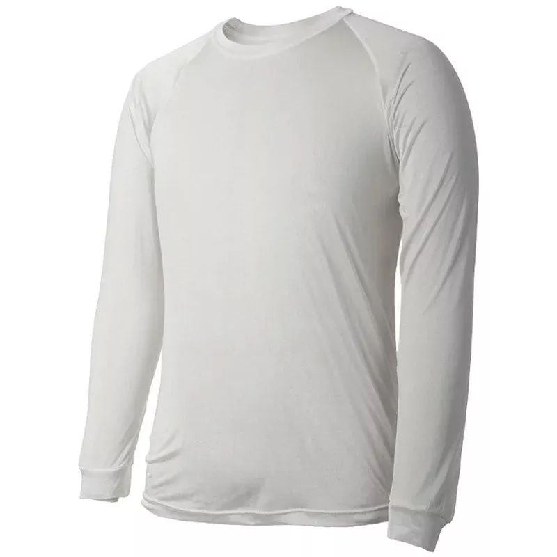 TERRAMAR Thermasilk Men’s Crew Short Sleeve T-Shirt Natural – Comfortable and Durable