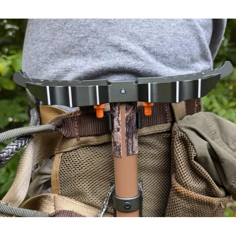 Tethrd One Stick Caddy for Saddle Hunting