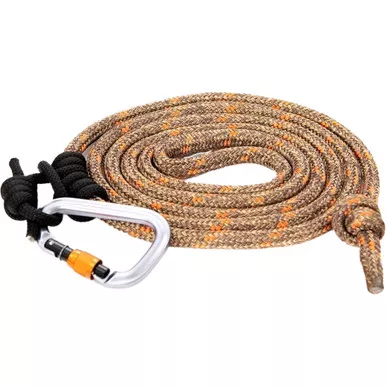 Tethrd TT2 Tree Tether Kit, 11mm Rope with 1 Carabiner, Brown