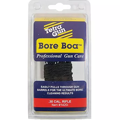 Tetra Gun 1420i Bore Boa Bore Cleaning Rifle Rope, .30 Caliber, Black