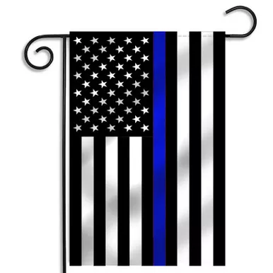 Thin Blue Line American Garden Flag, 12.5" x 18"
