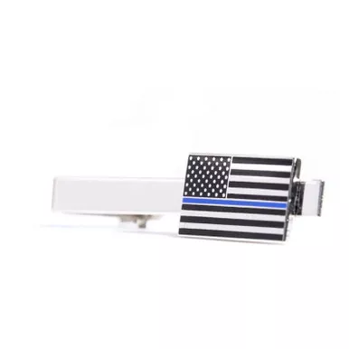 Thin Blue Line CLIP-TBLA Flag Tie Clip