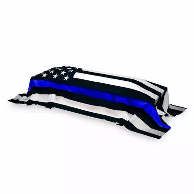 Thin Blue Line DB-AMERICAN-5X95 DuraSleek™ Memorial Flag, 5' x 9.5'