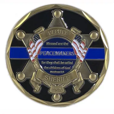 Thin Blue Line MAT-CC Deputy Sheriff St. Michael Coin