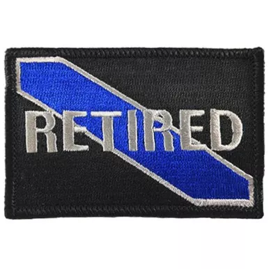 Thin Blue Line Retired Patch