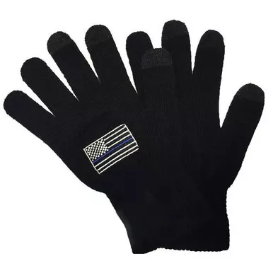 Thin Blue Line TBL-GL-45 Touchscreen Gloves, Black