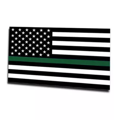Thin Green Line MAG-TGL-3X5 American Flag Magnet