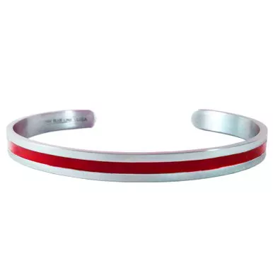 Thin Red Line Women's Bangle