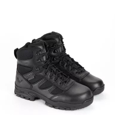 Thorogood DG The Deuce Waterproof 6" Tactical Side Zip Black Boots 834-6218