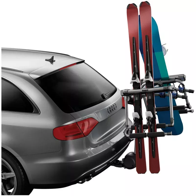 Thule Tram Hitch Ski Carrier for Secure Roof Storage