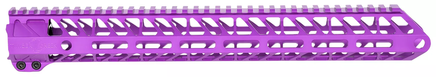 Timber Creek Outdoors Enforcer Handguard AR Platform Purple Anodized 15" Aluminum