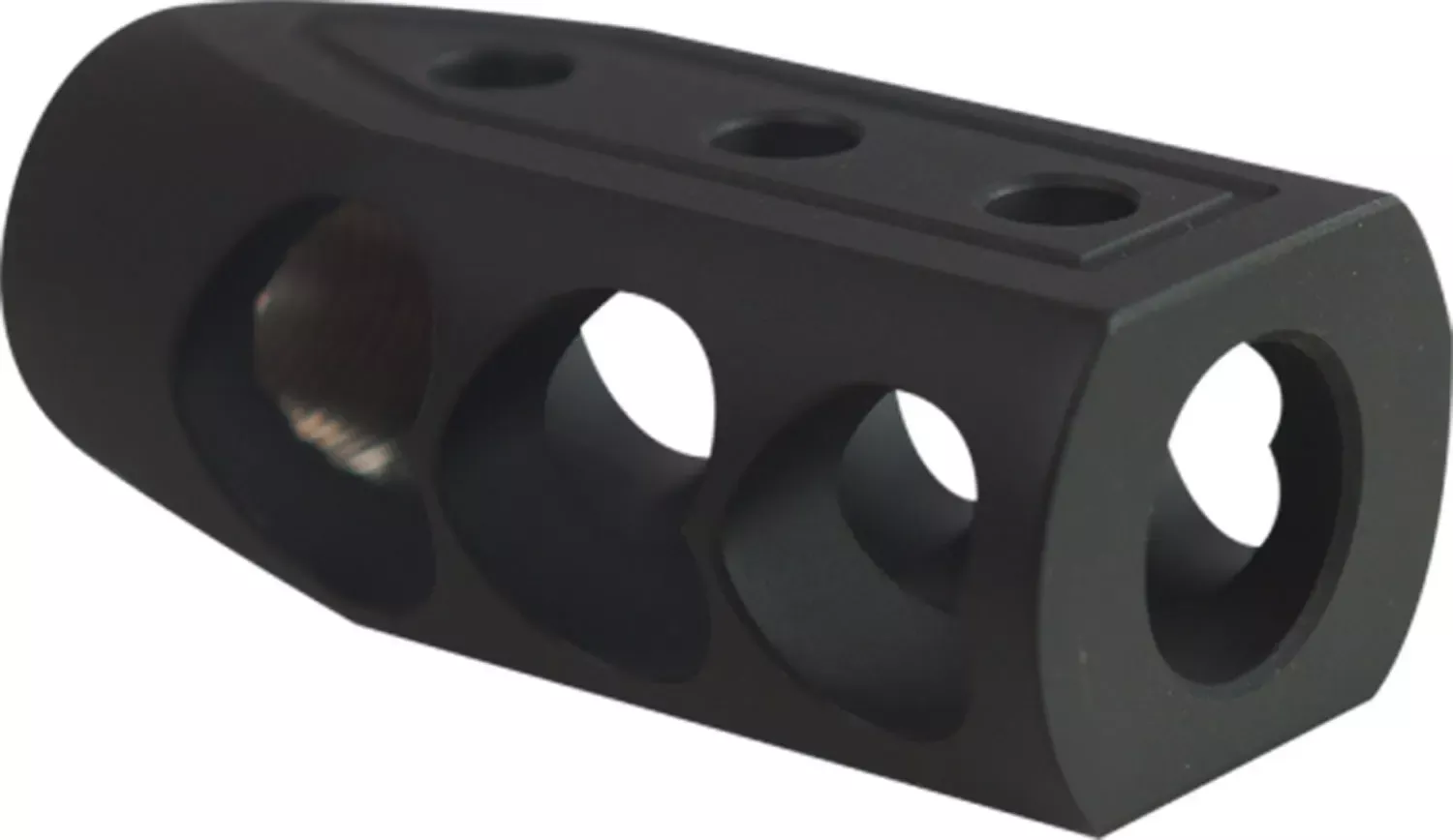 Timber Creek Outdoors Muzzle BrakeBlack Cerakote with 49/64-20 tpi Threads for 50 Beowulf AR-Platform