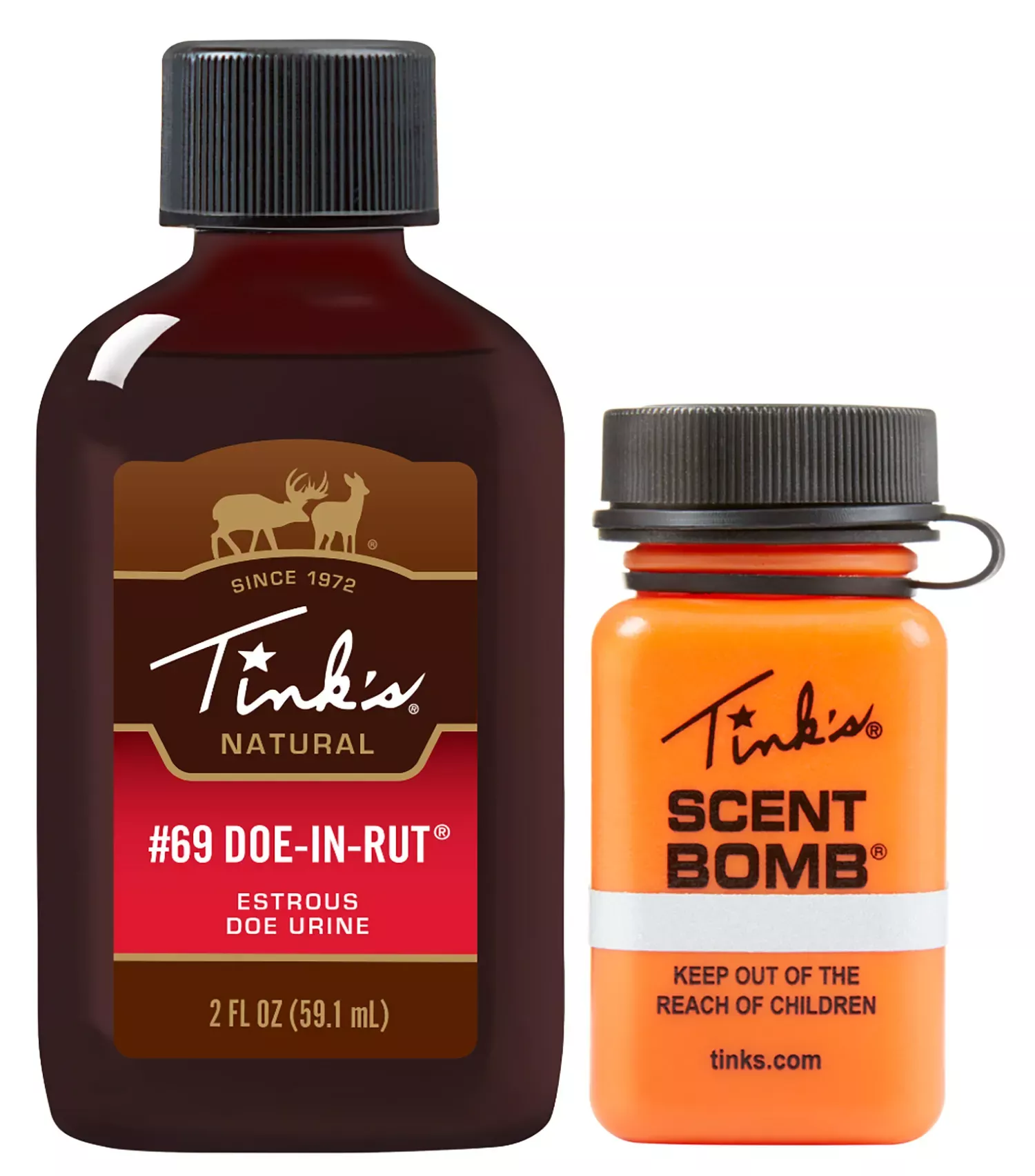 Tinks #69 Doe-In-Rut Value Pack Deer Attractant Doe Scent Includes Scent Bomb