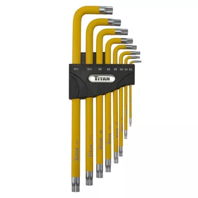 TITAN 8-Piece Extra-Long XZN Triple-Square Key Set (12733)