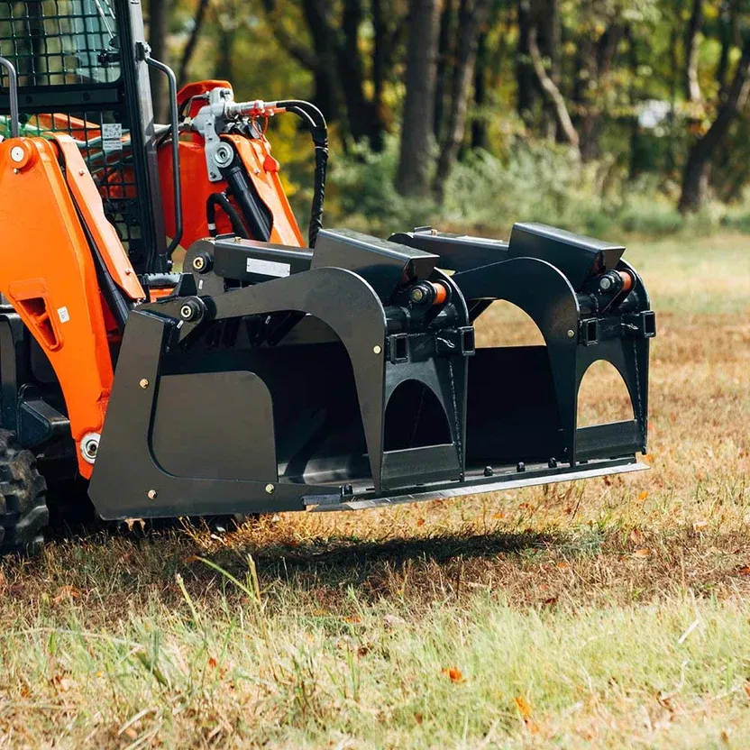 Titan Attachment Demolition Grapple Bucket | Overall Width 72″ inches | Hydraulic Flow 15-25 GPM | For Skid Steers