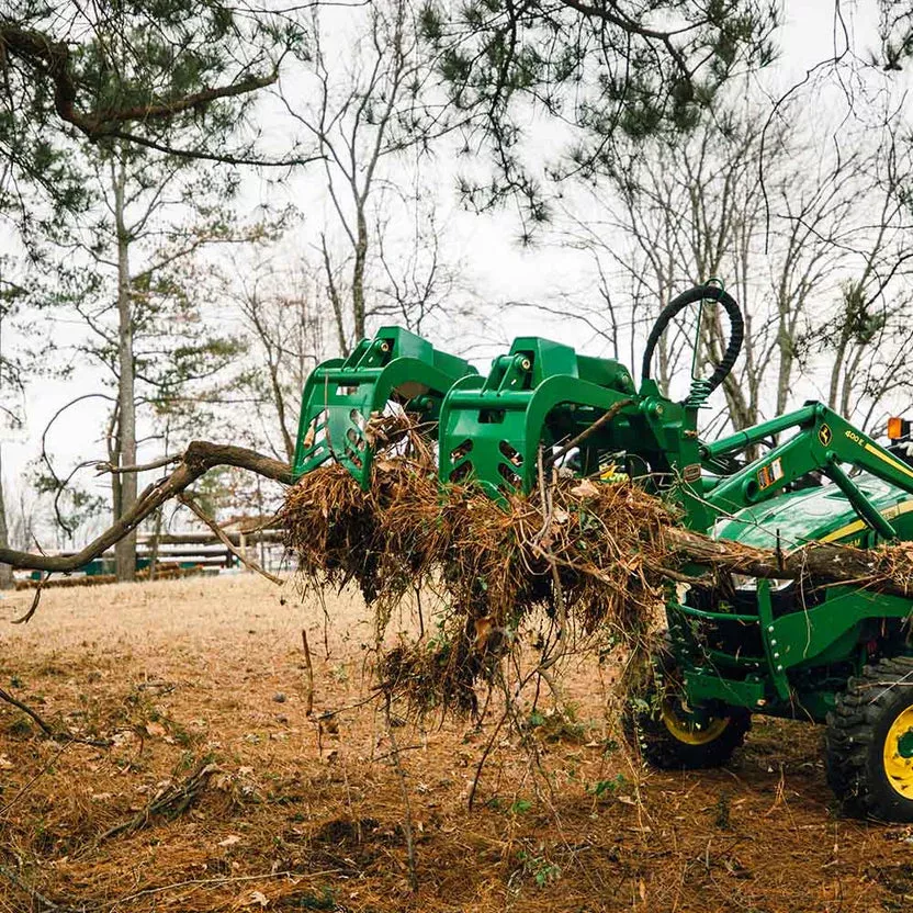 Titan Attachment Grade 50 Root Grapple Bucket | Standard Series | Working Width 60″ & 72″ inches | Horsepower 40-75 HP | For Tractors