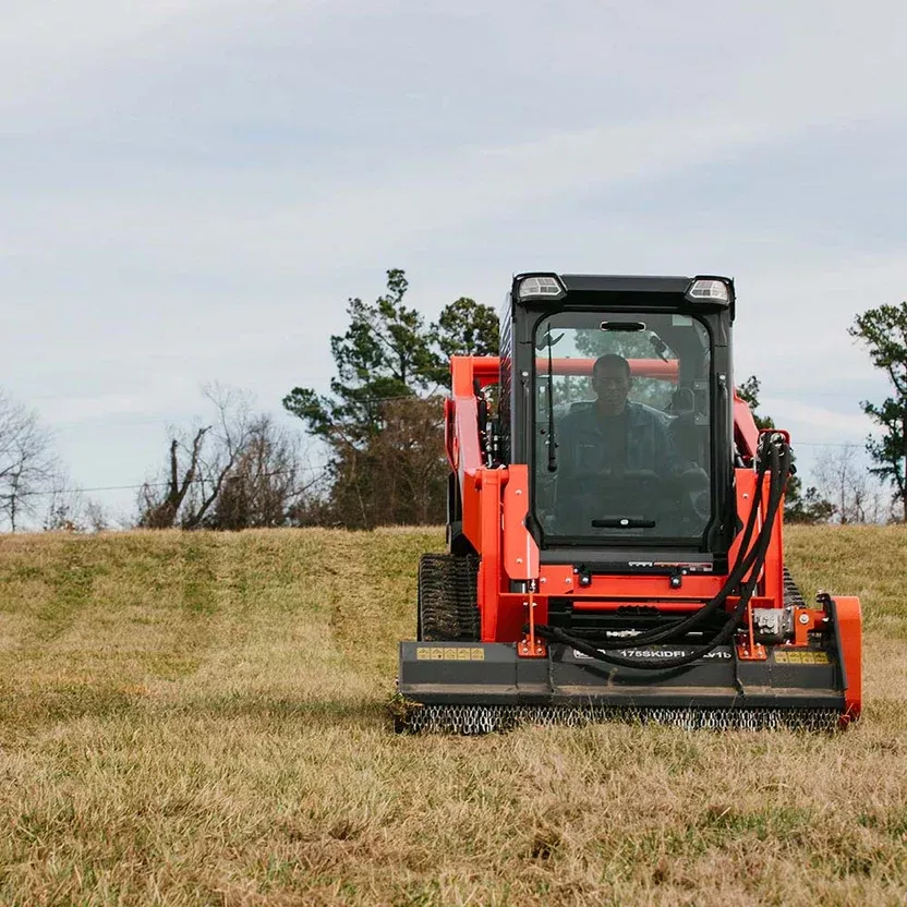 Titan Attachments Flail Mower | Hydraulic Hammer Blade Mulcher | Cutting Width 60″ & 68″ |Oil Flow13–21 GPM | For Skid Steers