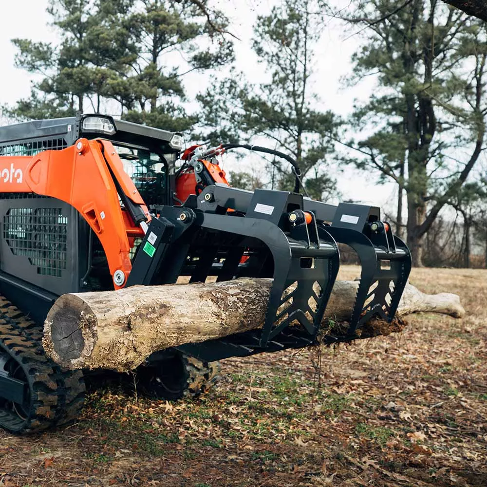 Titan Attachments Grade 50 Root Grapple Bucket | Standard Series | Overall Width 60″ & 72″ inches | Hydraulic Flow 11-20 GPM | For Skid Steer
