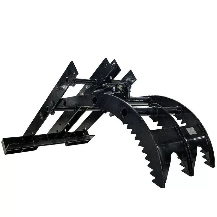 Titan Attachments Grapple Fork-Mounted Attachment | 25″ Grapple Width | 36″ Tine Length | Horsepower 25–120 HP | For Tractor