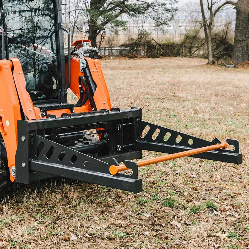 Titan Attachments Heavy-Duty Sod Roller | 36″–52″ Adjustable Width | Up to 60″ Roll Diameter | 1.5″ Bar | Oil Flow Range 12–25 GPM | For Skid Steers
