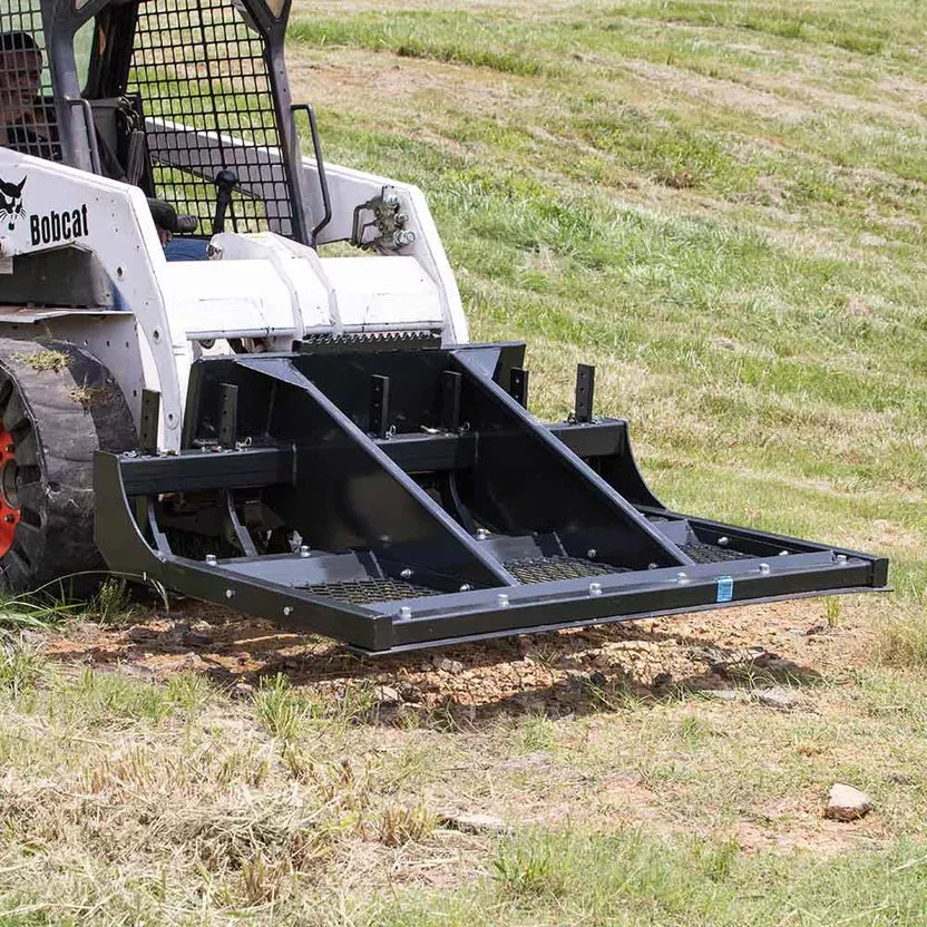 Titan Attachments Land Planer | Heavy-Duty Landscape Leveler | 72″–84″ Width | 4″ Rip Depth | Oil Flow Range 13–25 GPM | For Skid Steers