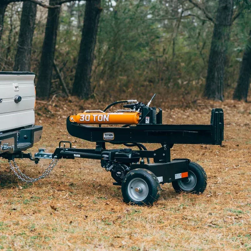 Titan Attachments Log Splitter | 30 Ton Force | 208cc Briggs & Stratton | 47″ Width | 502 lb | 6.5 HP | For ATV/UTV