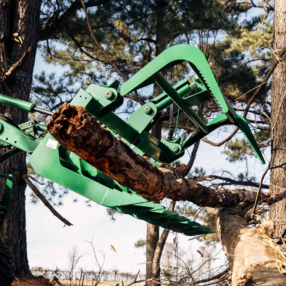 Titan Attachments Root Grapple Bucket | Grade 50 Economy | Overall Width 48″ & 60″ Inches | Hydraulic Flow 11-16 GPM | For Skid Steers
