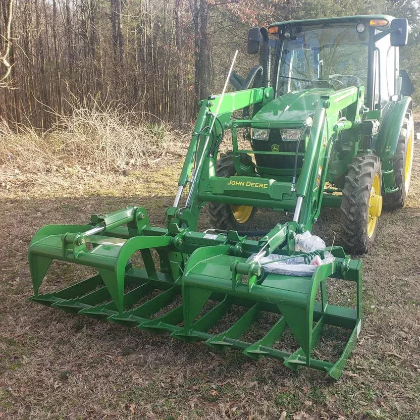 Titan Attachments Root Grapple Bucket | Overall Width 72″ inches | Capacity 1,362–2,700 lbs | Horsepower 50–75 HP | For Tractors