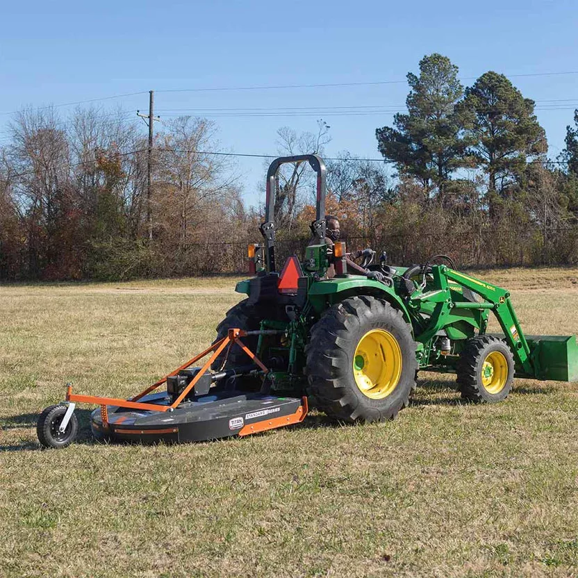 Titan Attachments Rotary Cutter | Standard Series | Cutting Width 48″–60″ (4’& 5′) | 1″ Dia. Capacity | 11-Ga Steel| Horsepower 20–60 HP | For Tractors