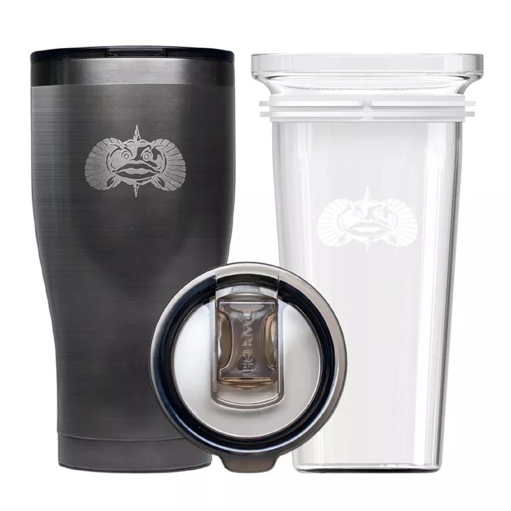 Toadfish Non-Tipping 20oz Tumbler – Graphite